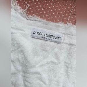 Dolce & Gabbana Pure White Cotton Fabric